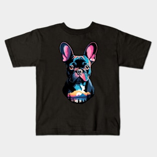 Pacific North West French Bulldog Kids T-Shirt